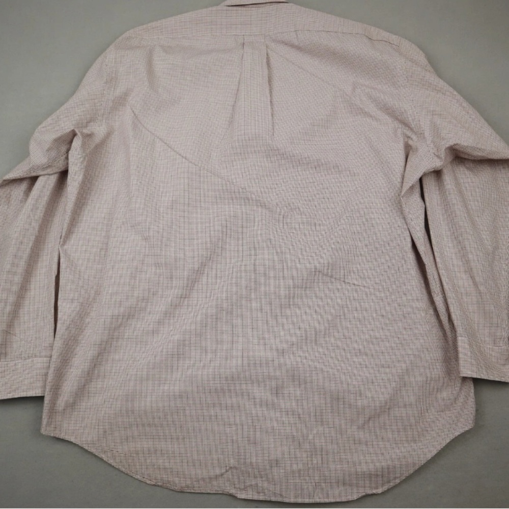 Vintage Ralph Lauren Pink Checkered Button Down Shirt size Large - Picture 4 of 4